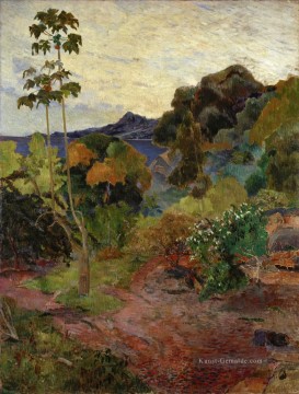 Martinique Landschaft Paul Gauguin Ölgemälde